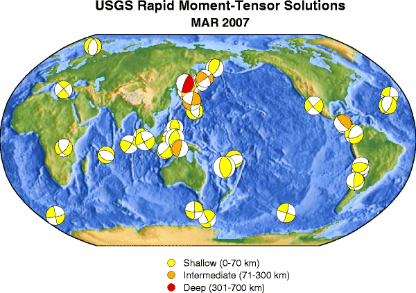 USGS Rapid Moment-Tensor Solutions