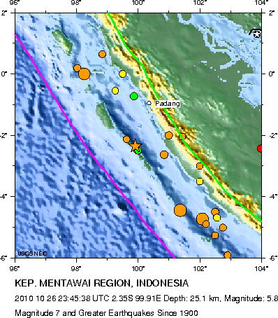Magnitude 7 and Greater Earthquakes