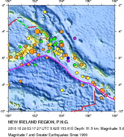 Magnitude 7 and Greater Earthquakes
