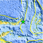Small map showing earthquake