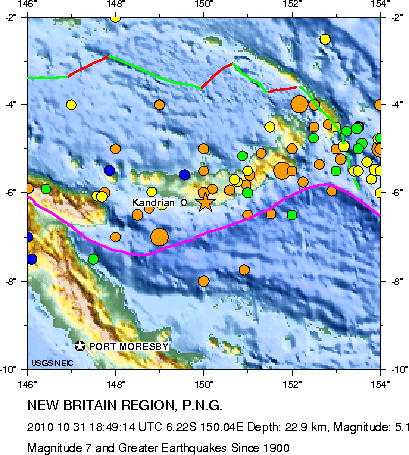 Magnitude 7 and Greater Earthquakes