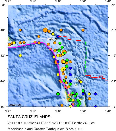 Magnitude 7 and Greater Earthquakes
