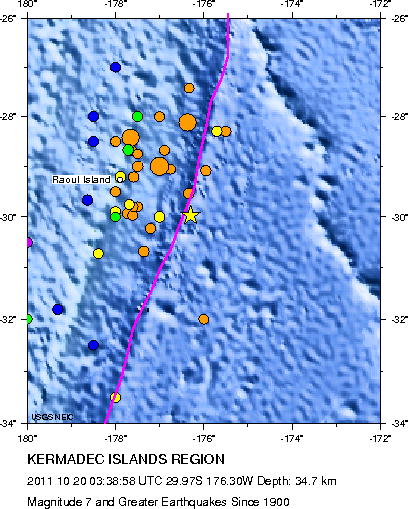 Magnitude 7 and Greater Earthquakes