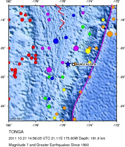 Magnitude 7 and Greater Earthquakes