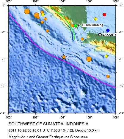 Magnitude 7 and Greater Earthquakes