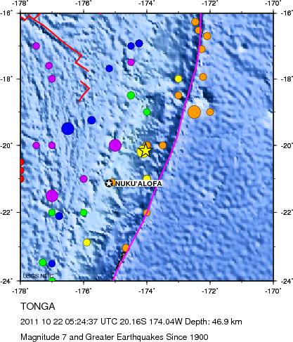 Magnitude 7 and Greater Earthquakes
