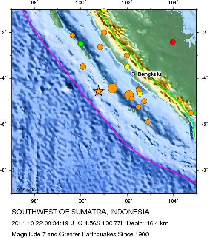 Magnitude 7 and Greater Earthquakes