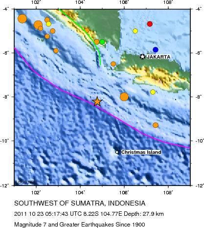 Magnitude 7 and Greater Earthquakes