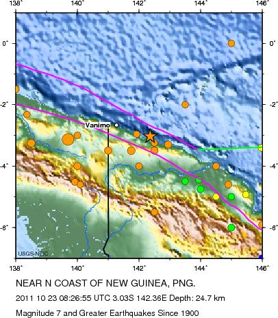 Magnitude 7 and Greater Earthquakes