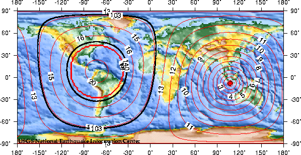 Theoretical P-wave Travel Times
