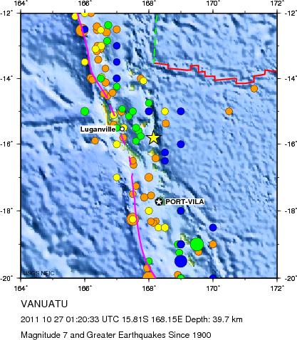 Magnitude 7 and Greater Earthquakes