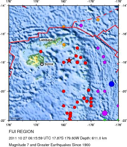 Magnitude 7 and Greater Earthquakes