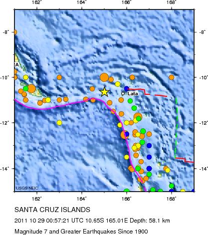 Magnitude 7 and Greater Earthquakes