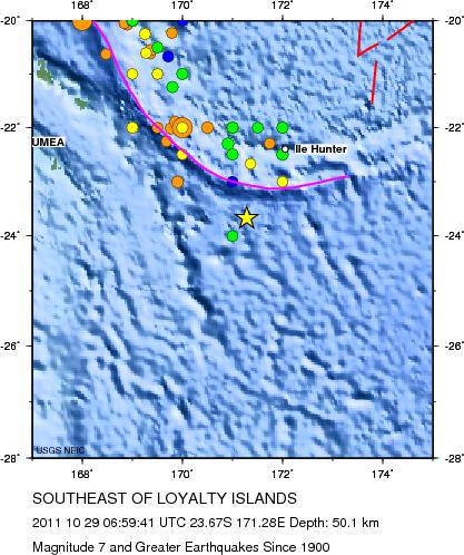 Magnitude 7 and Greater Earthquakes
