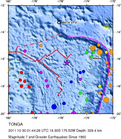 Magnitude 7 and Greater Earthquakes
