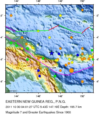 Magnitude 7 and Greater Earthquakes