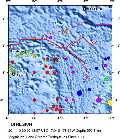 Magnitude 7 and Greater Earthquakes