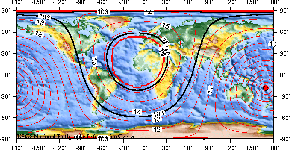 Theoretical P-wave Travel Times