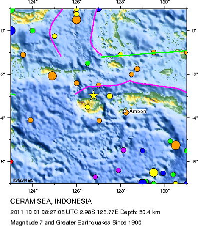 Magnitude 7 and Greater Earthquakes