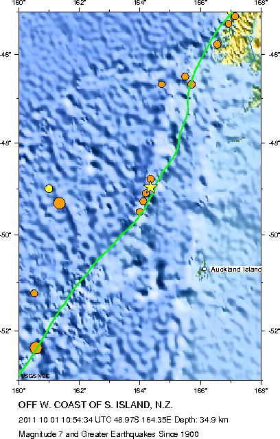 Magnitude 7 and Greater Earthquakes