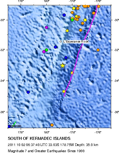 Magnitude 7 and Greater Earthquakes