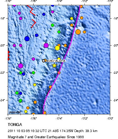 Magnitude 7 and Greater Earthquakes