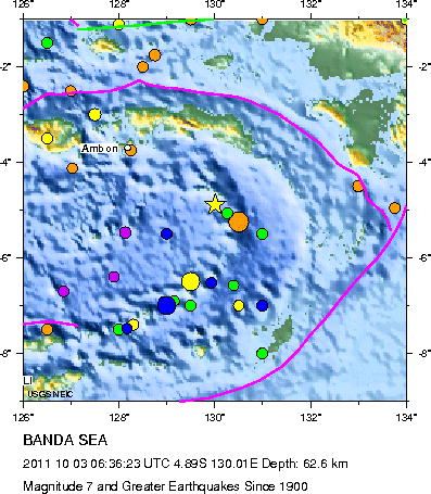 Magnitude 7 and Greater Earthquakes