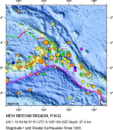 Magnitude 7 and Greater Earthquakes