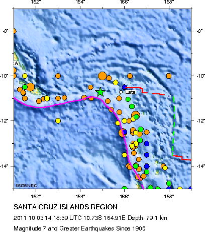 Magnitude 7 and Greater Earthquakes