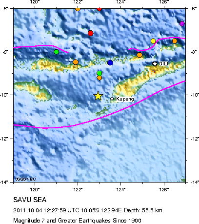Magnitude 7 and Greater Earthquakes