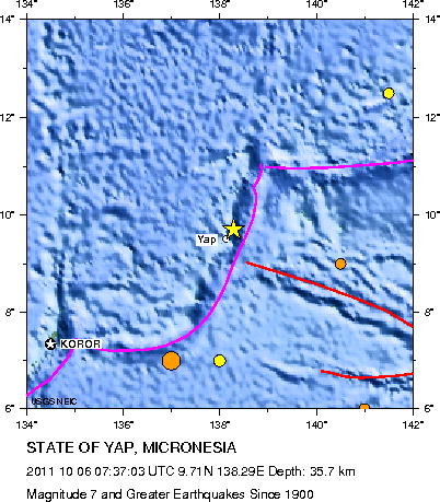 Magnitude 7 and Greater Earthquakes
