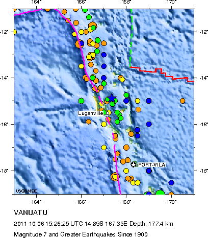 Magnitude 7 and Greater Earthquakes