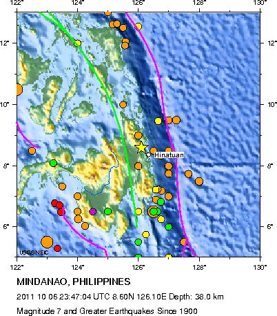 Magnitude 7 and Greater Earthquakes