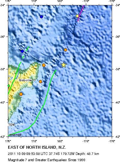 Magnitude 7 and Greater Earthquakes