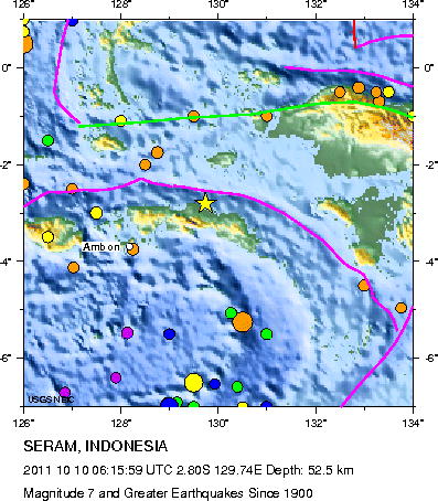 Magnitude 7 and Greater Earthquakes