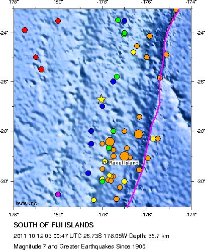 Magnitude 7 and Greater Earthquakes