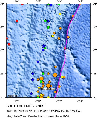Magnitude 7 and Greater Earthquakes