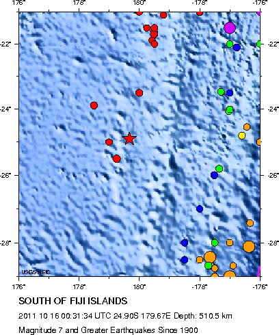 Magnitude 7 and Greater Earthquakes