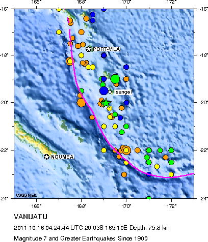 Magnitude 7 and Greater Earthquakes