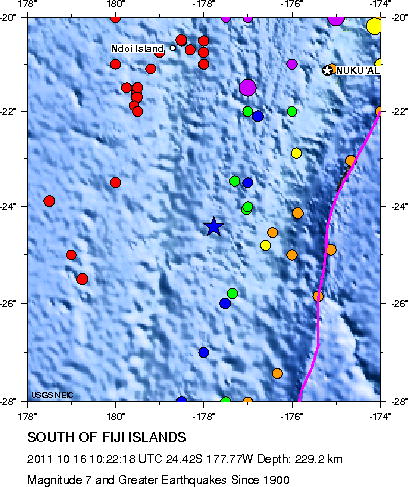 Magnitude 7 and Greater Earthquakes