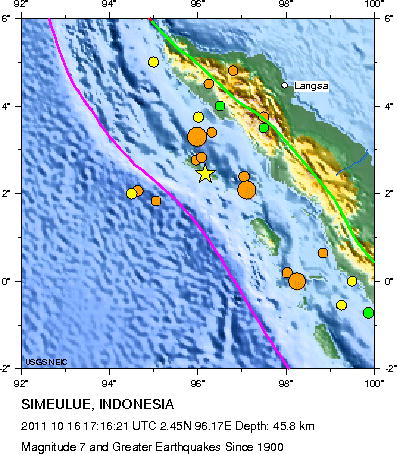 Magnitude 7 and Greater Earthquakes