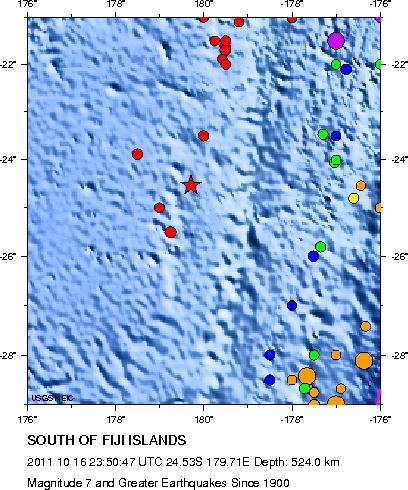 Magnitude 7 and Greater Earthquakes