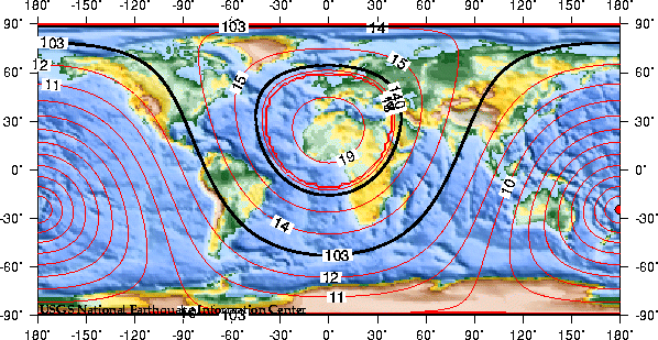 Theoretical P-wave Travel Times