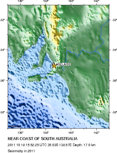 Seismicity in 2011