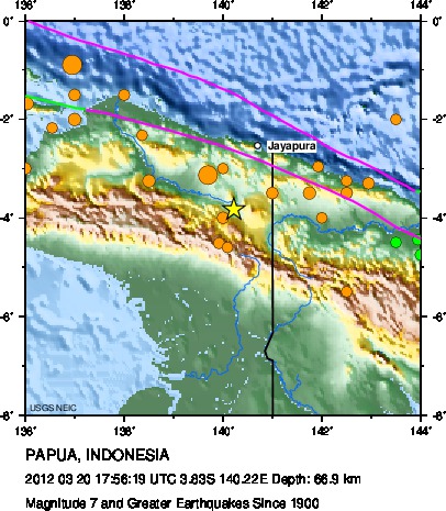 Magnitude 7 and Greater Earthquakes