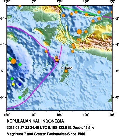 Magnitude 7 and Greater Earthquakes