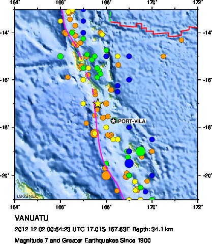 Magnitude 7 and Greater Earthquakes