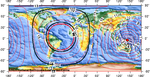 Theoretical P-wave Travel Times