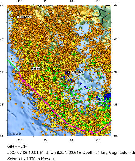 Historic Seismicity