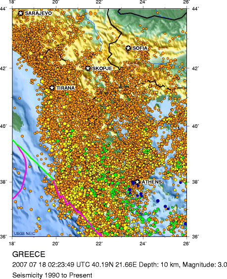 Historic Seismicity